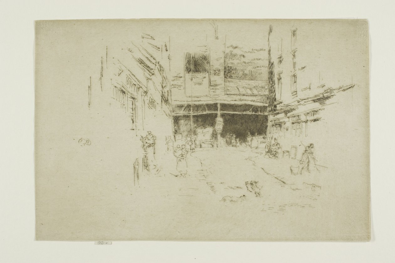 Klädbyte, Houndsditch, nr 1 av James Abbott McNeill Whistler