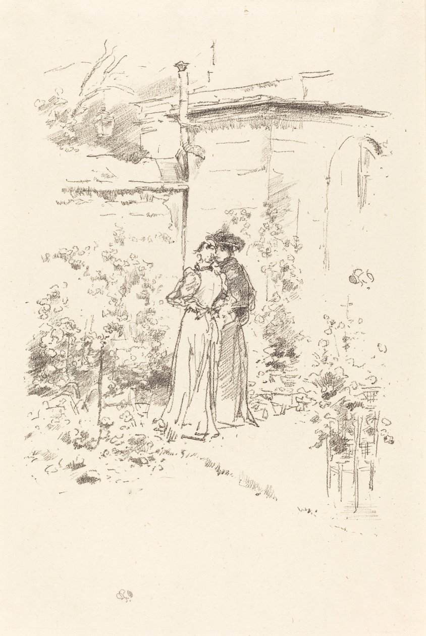 Förtroende i trädgården av James Abbott McNeill Whistler