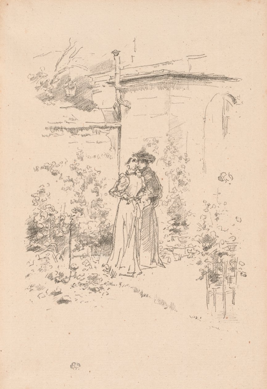 Förtroende i trädgården av James Abbott McNeill Whistler