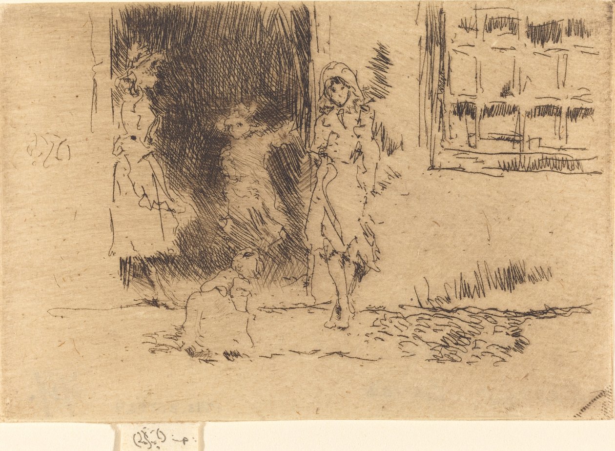 Stugadörr av James Abbott McNeill Whistler