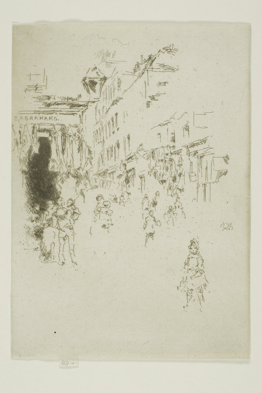 Cutler Street, Hounsditch av James Abbott McNeill Whistler