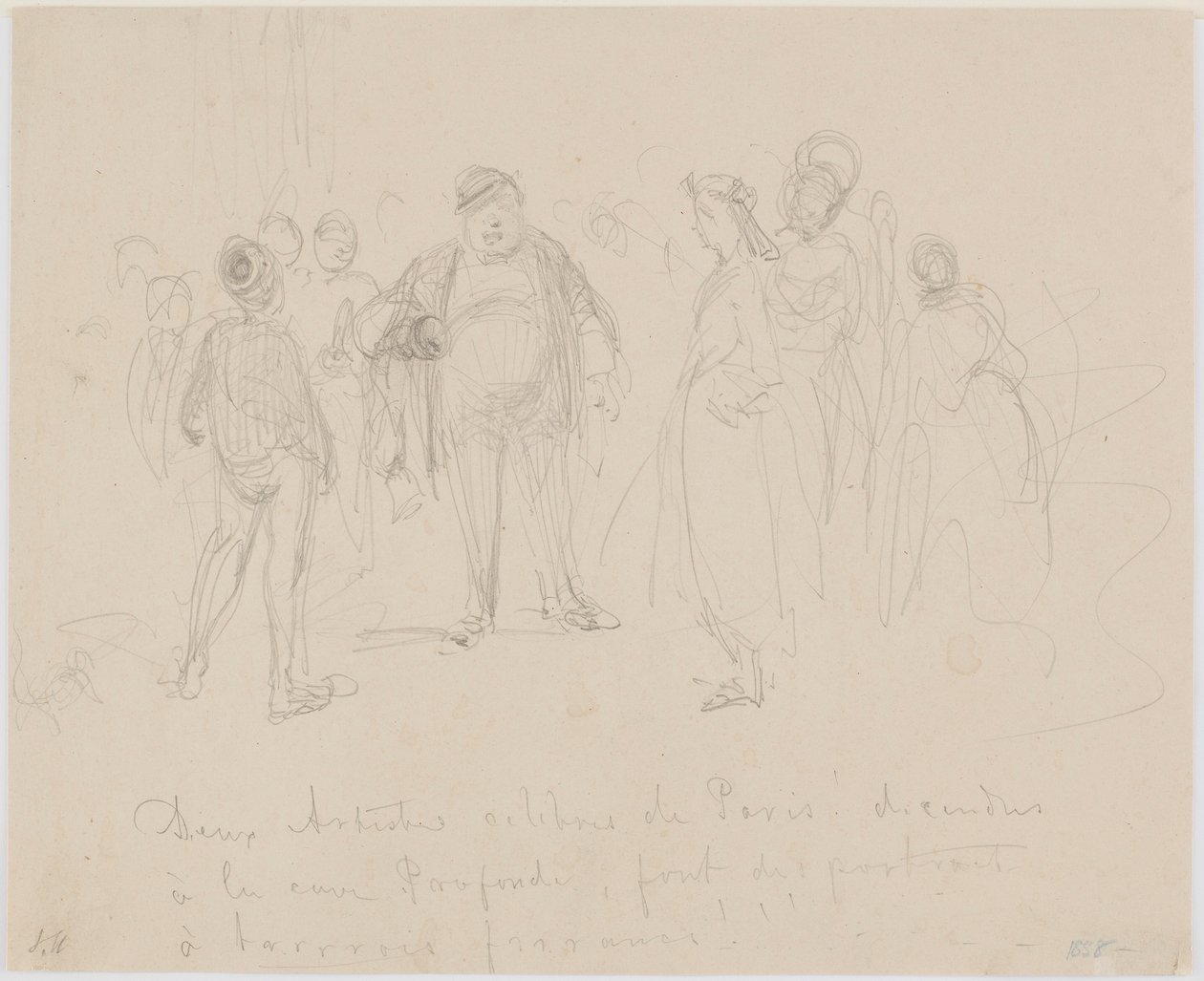Två kända konstnärer från Paris av James Abbott McNeill Whistler