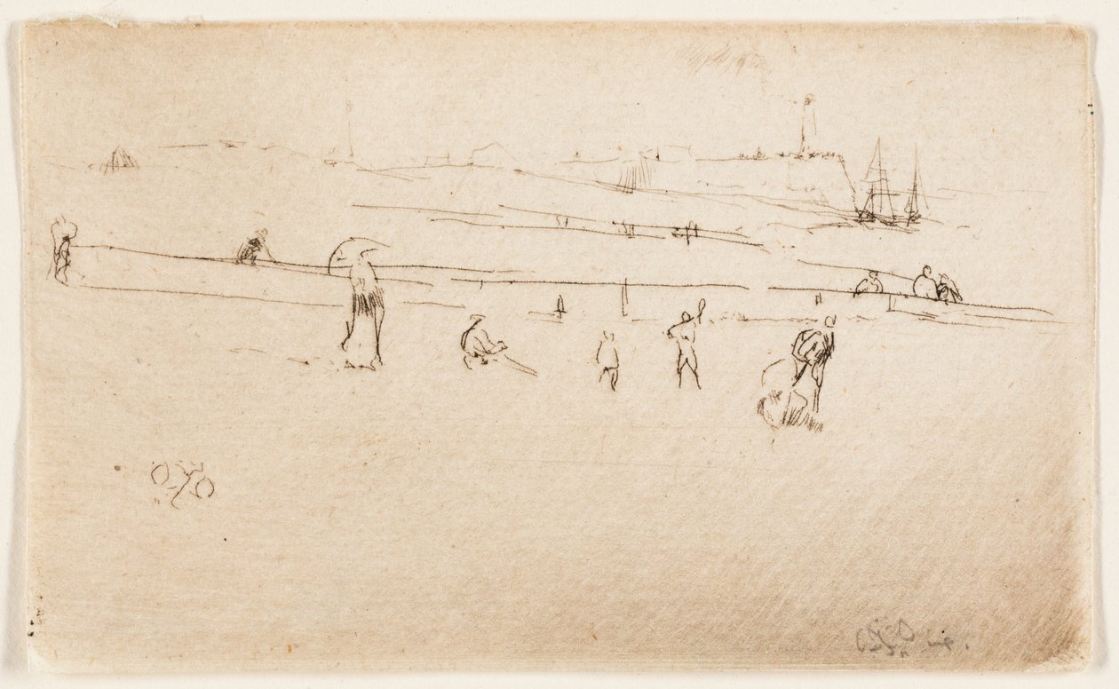Dieppe av James McNeill Whistler