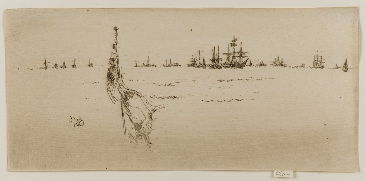 Doppa flaggan av James Abbott McNeill Whistler