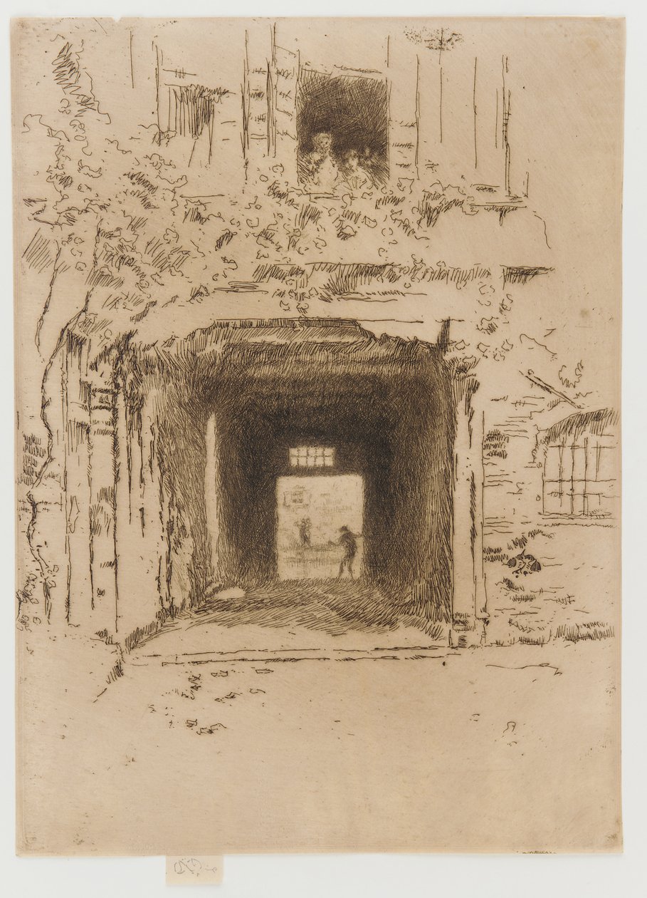 Dörröppning och Vine av James Abbott McNeill Whistler