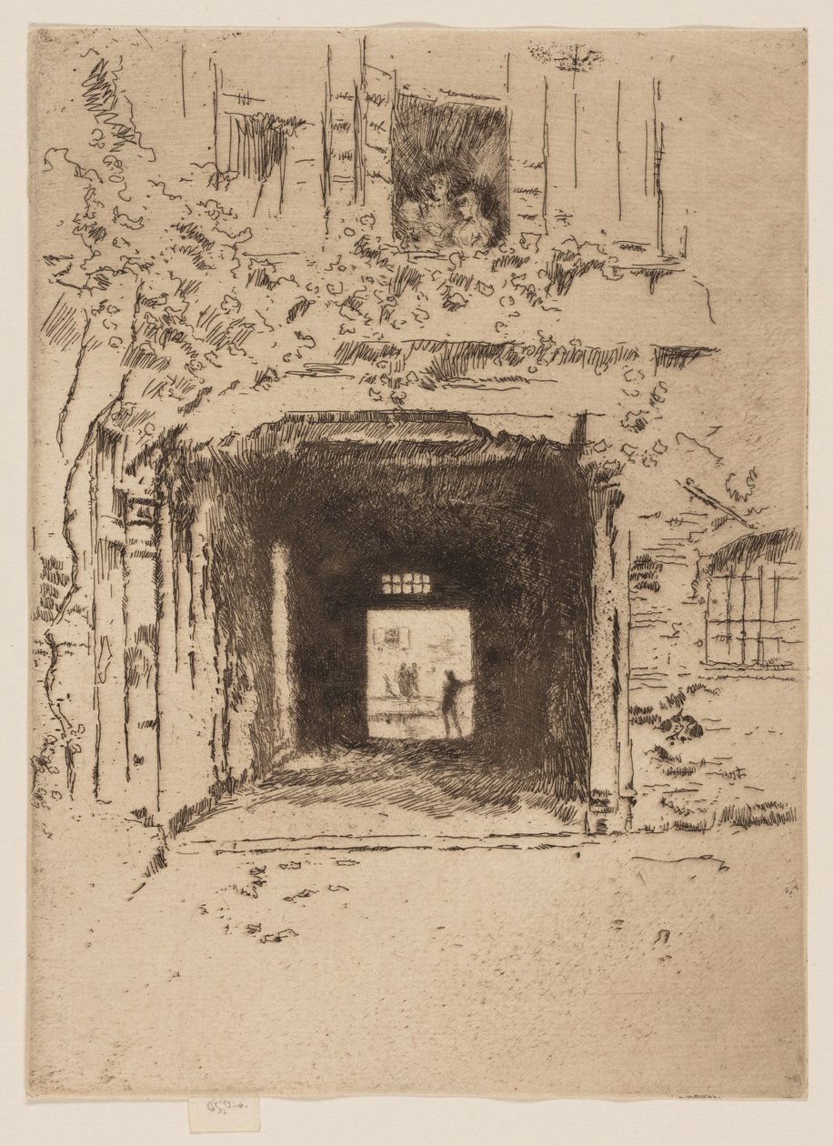 Dörröppning och vinstock av James McNeill Whistler