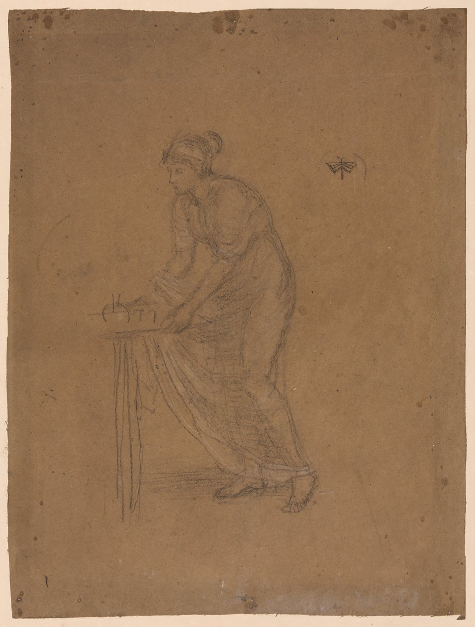Draperad modell av James McNeill Whistler