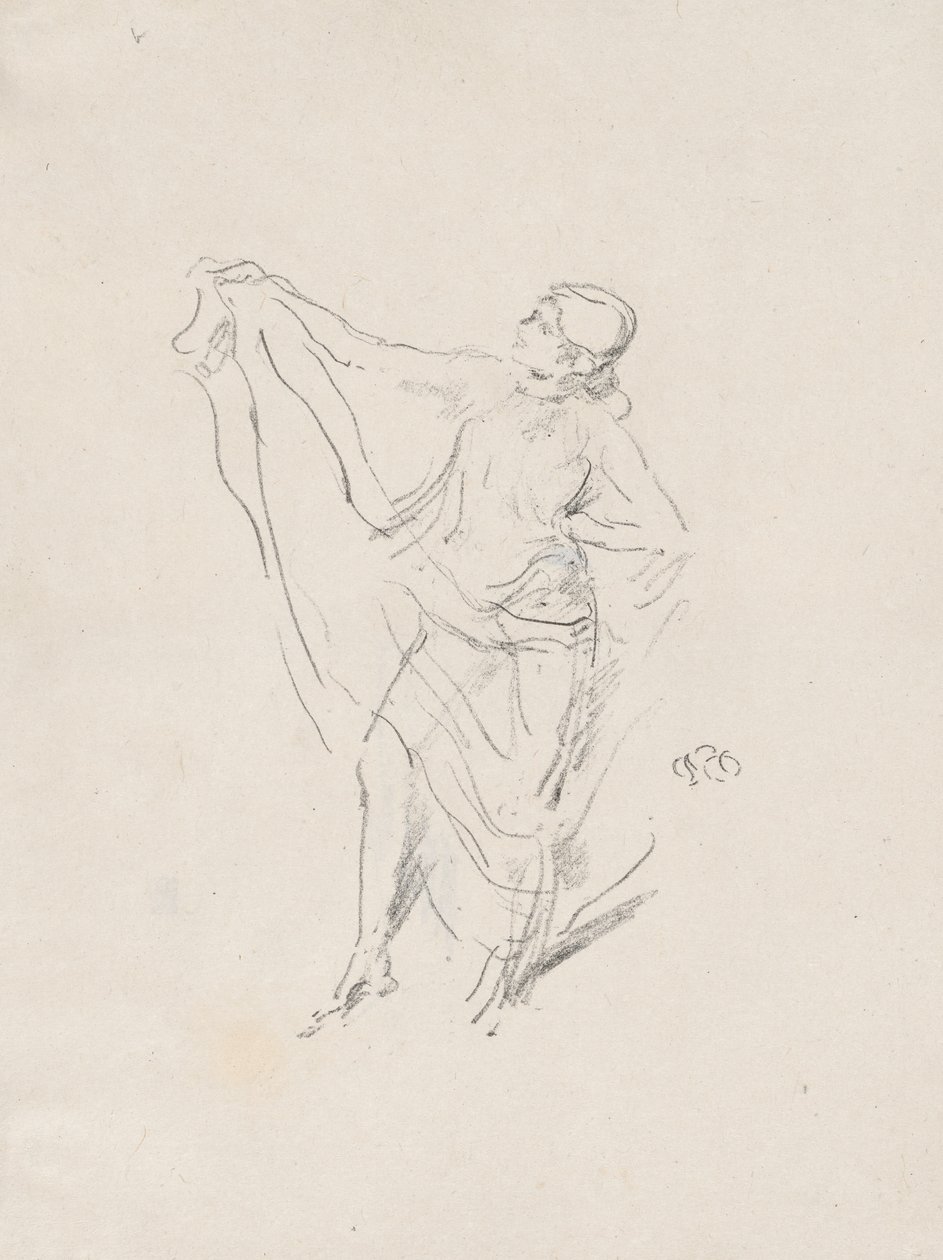 Draperad modell, Dans av James McNeill Whistler