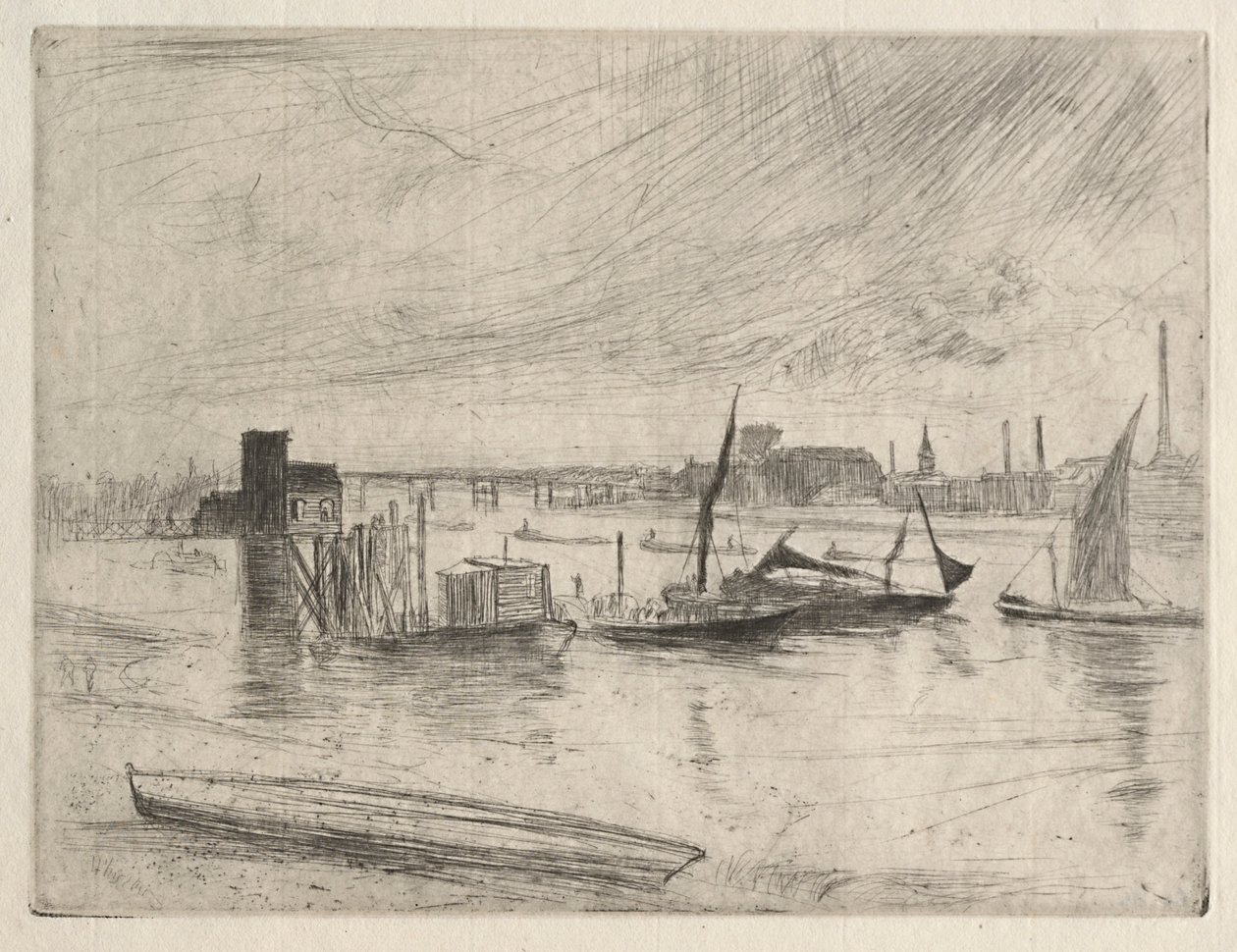 Tidig morgon Battersea av James McNeill Whistler