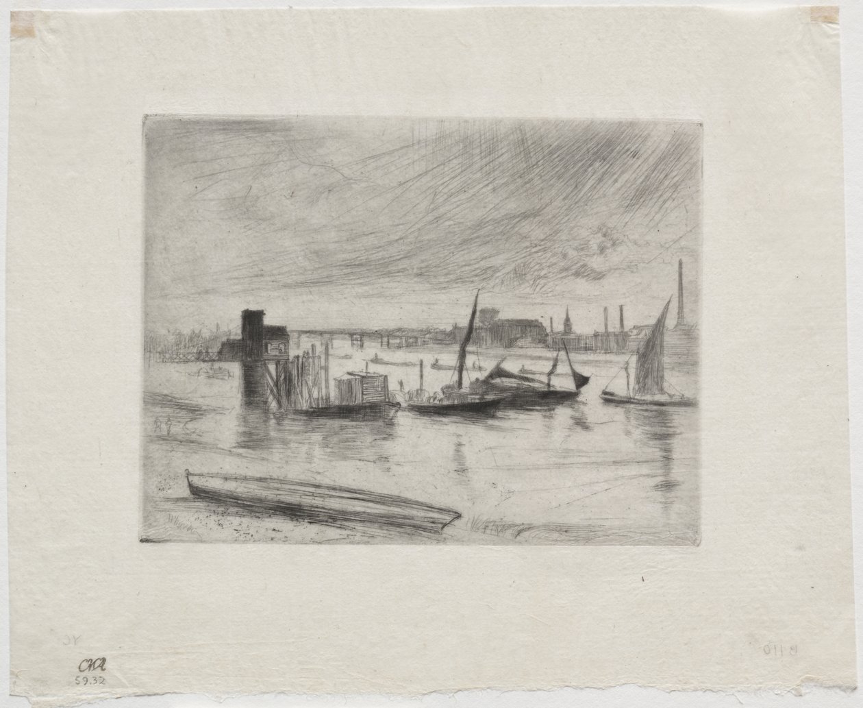 Tidigt på morgonen, Battersea av James McNeill Whistler
