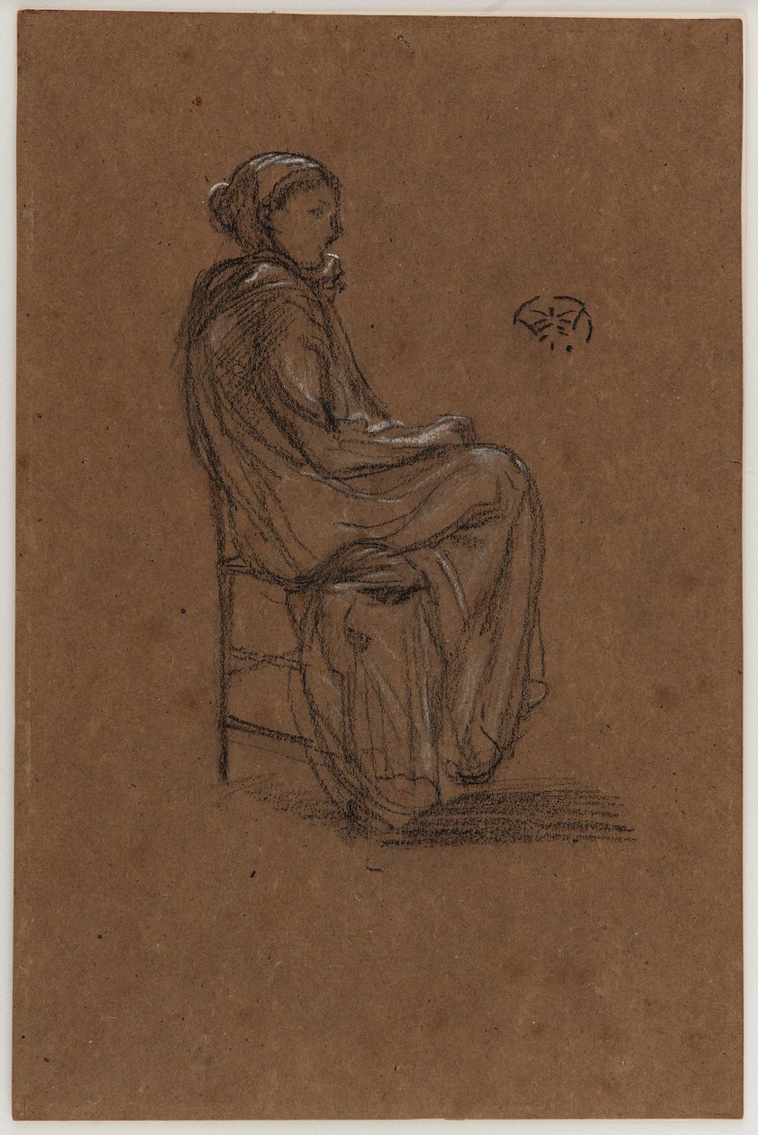 Kvinnlig figur, sittande av James Abbott McNeill Whistler