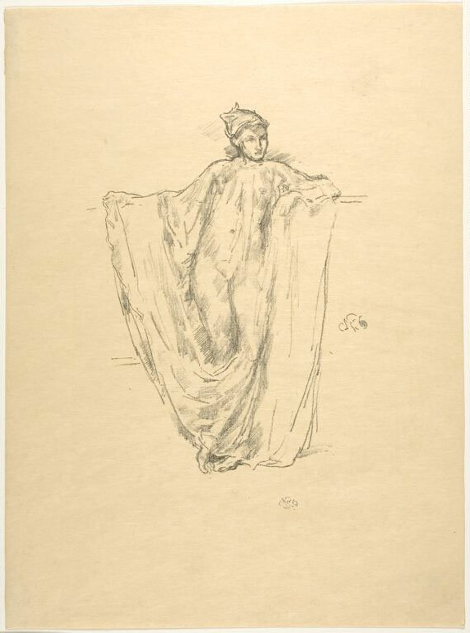 Figur Studie av James McNeill Whistler