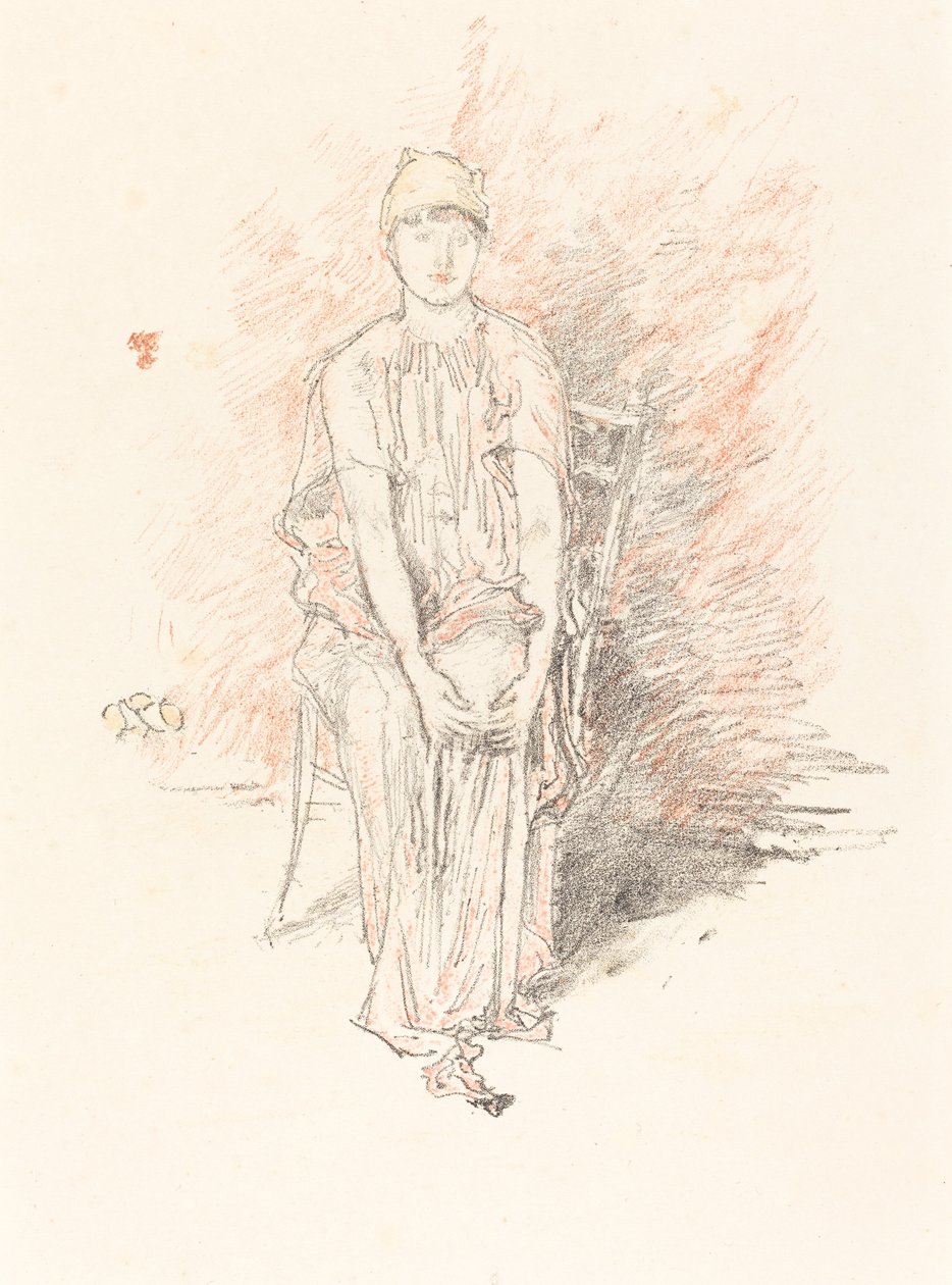 Figurstudie i färger av James Abbott McNeill Whistler