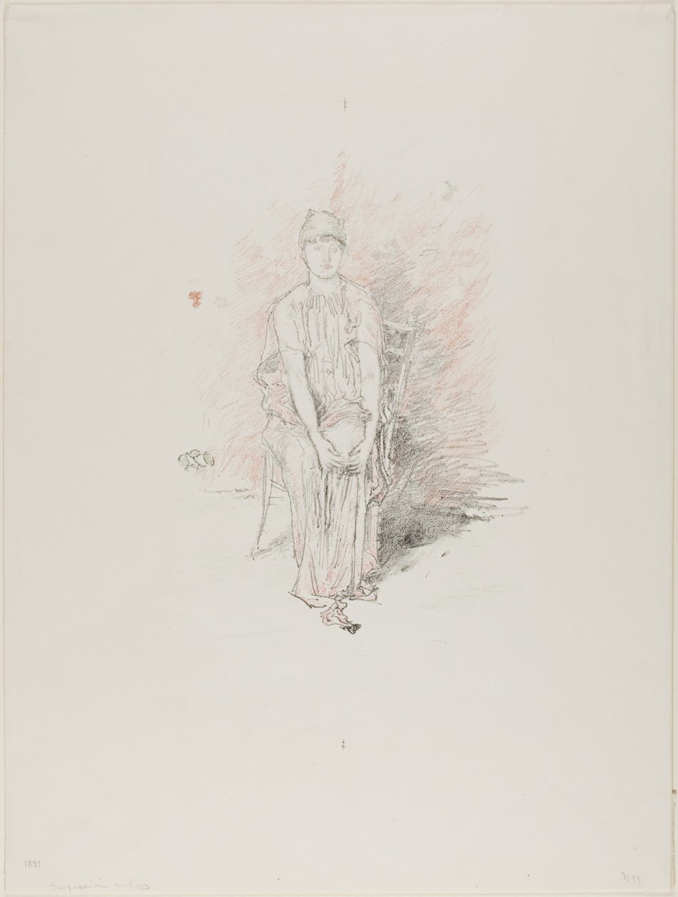 Figurstudie i färger av James Abbott McNeill Whistler