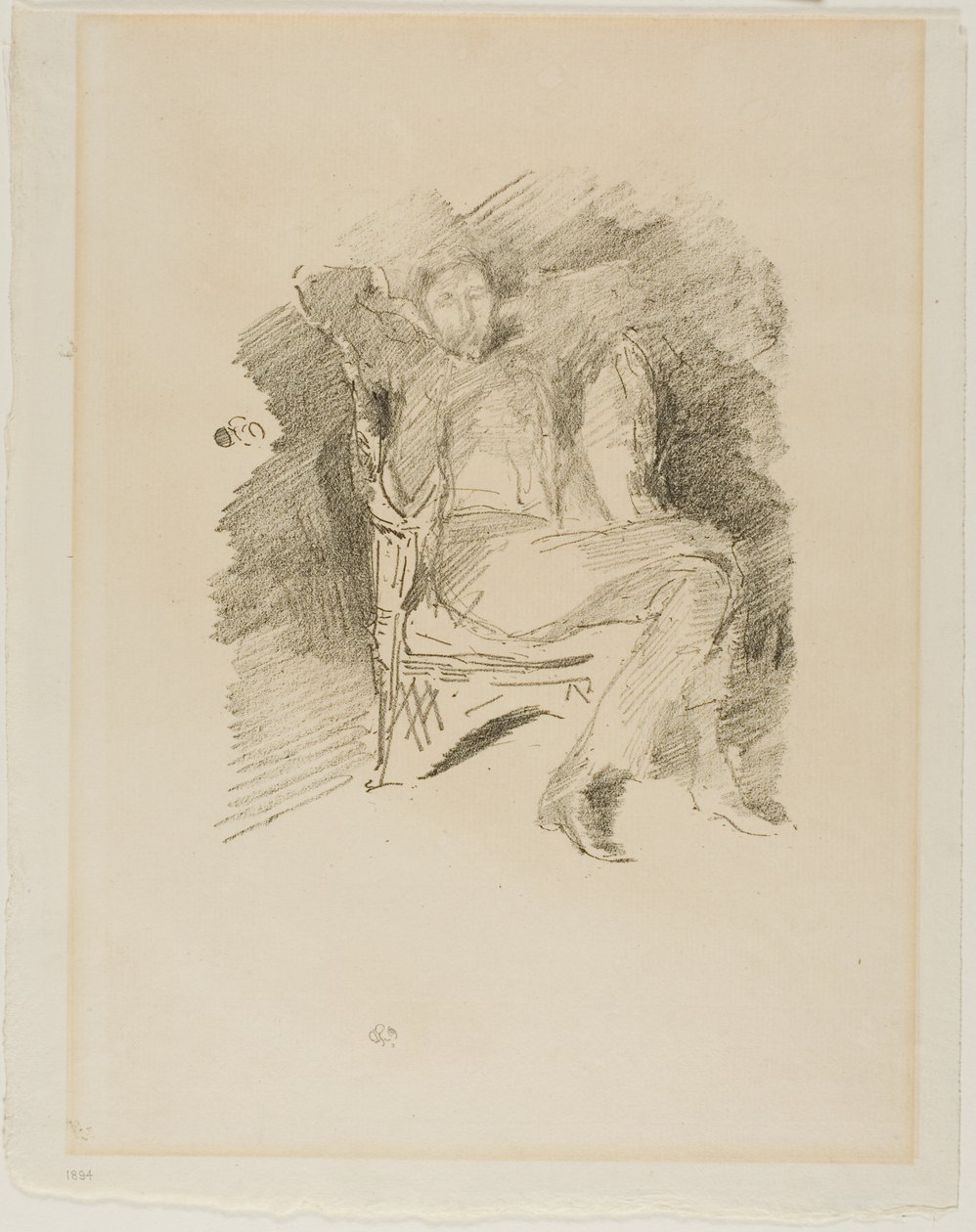 Firelight: Joseph Pennell, nr 1 av James Abbott McNeill Whistler