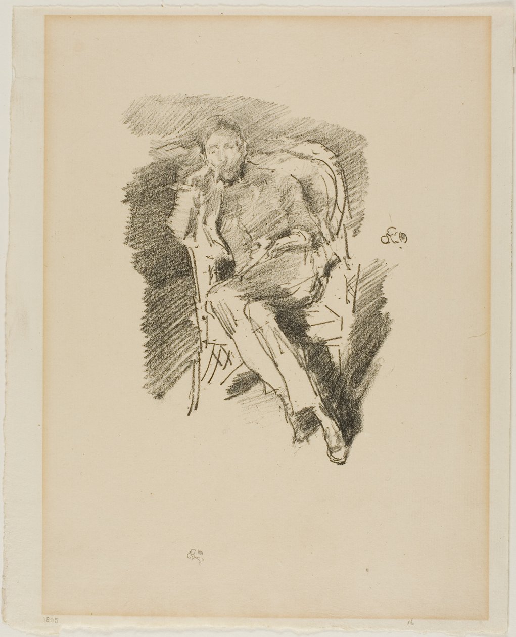 Firelight: Joseph Pennell, nr 2 av James Abbott McNeill Whistler