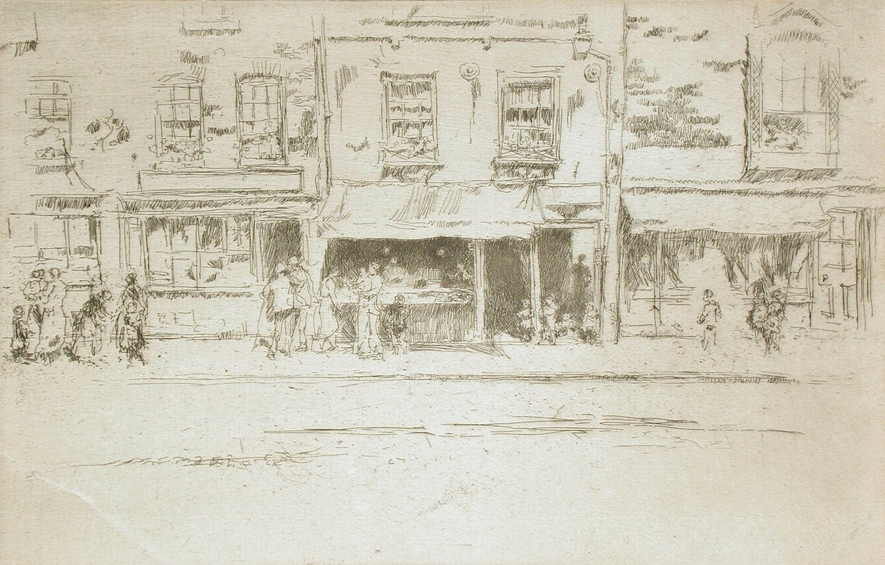 Fiskbutik, Chelsea av James McNeill Whistler