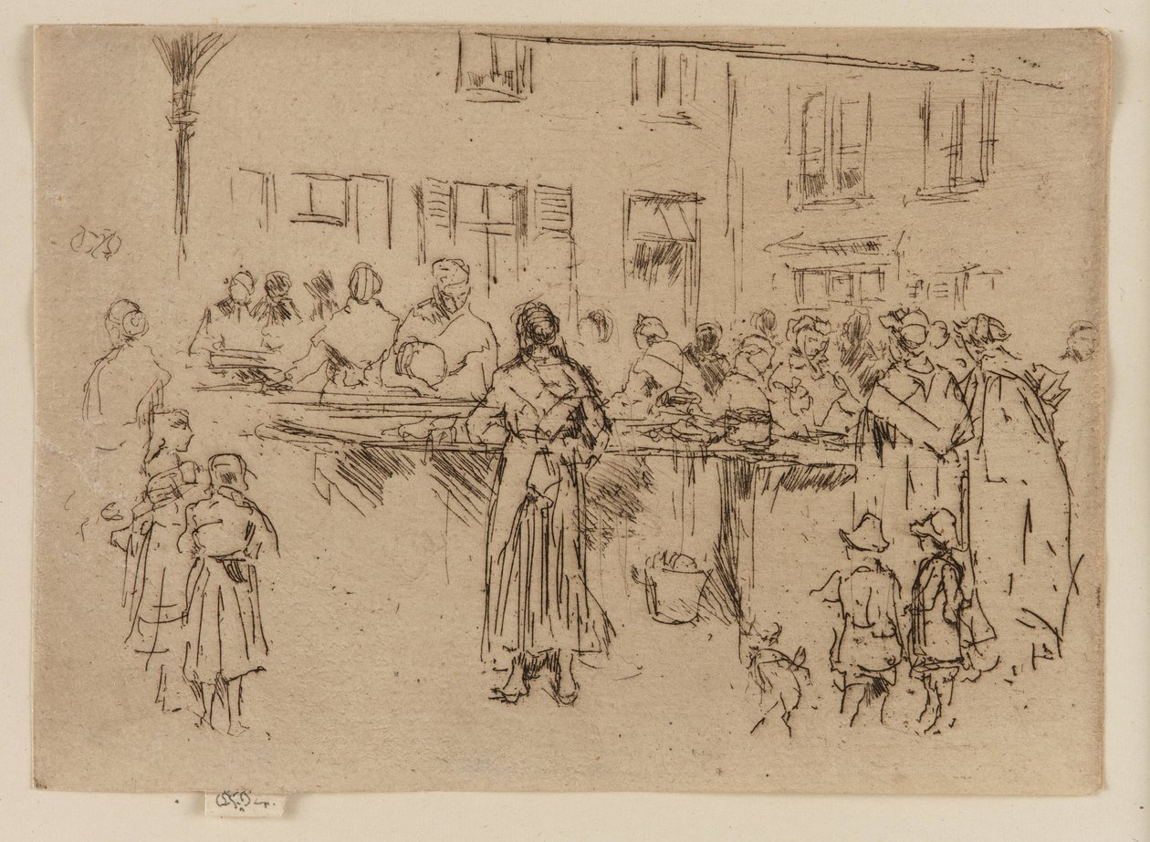 Fiskkvinnor, Oostende av James Abbott McNeill Whistler