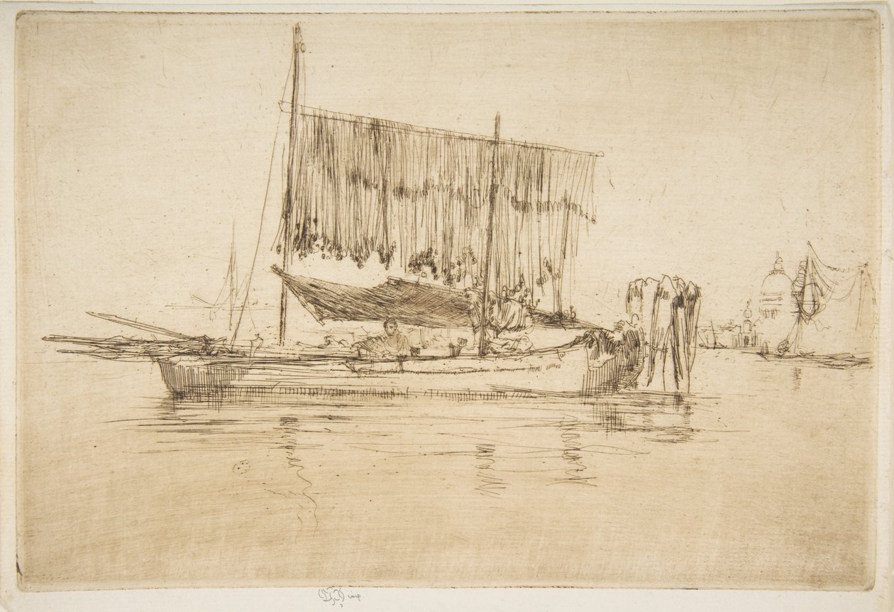 Fiskebåt av James McNeill Whistler