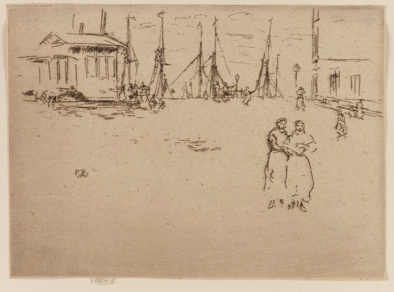 Fiskekajen, Oostende av James Abbott McNeill Whistler
