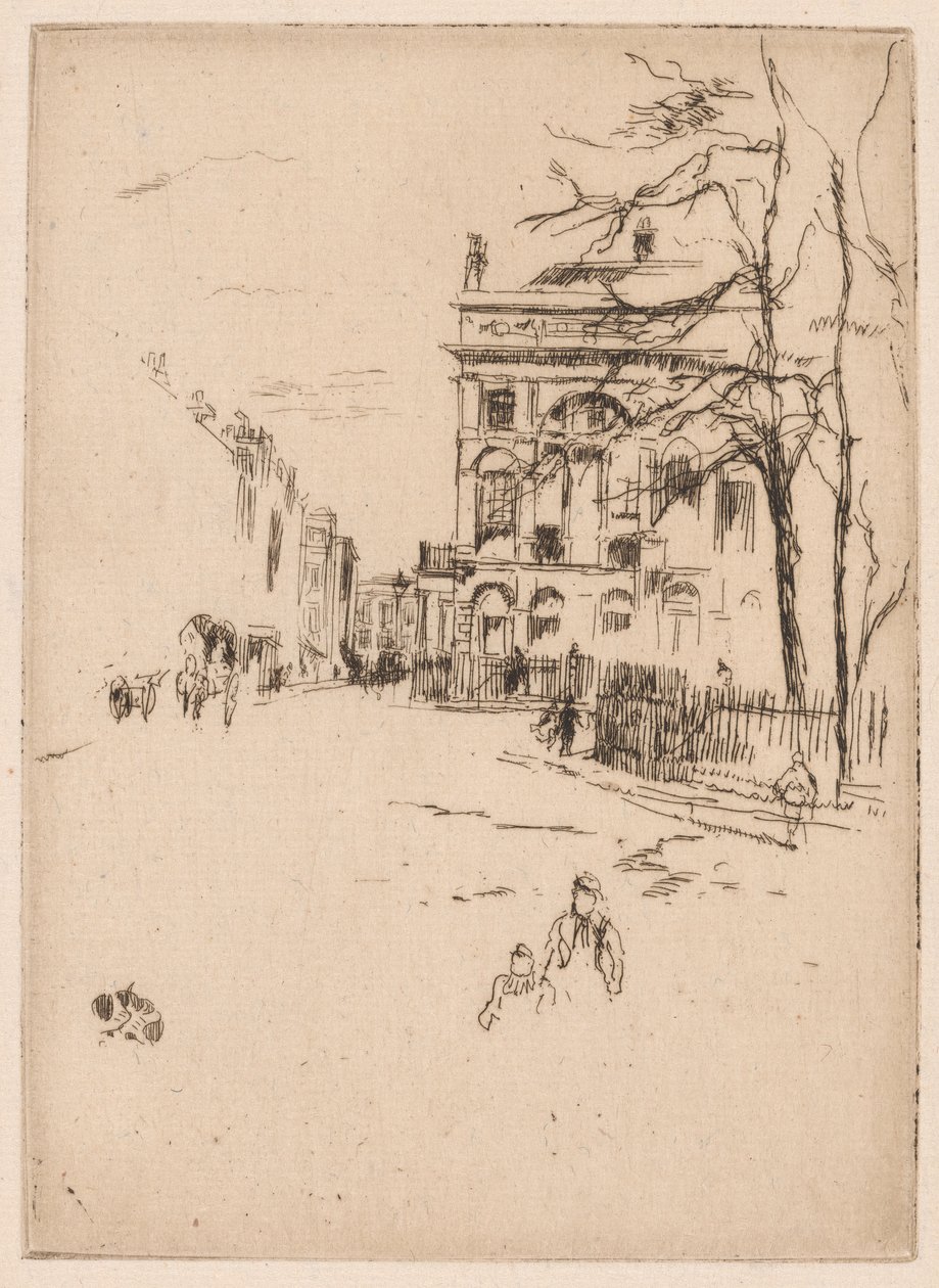 Fitzroy Square av James Abbott McNeill Whistler