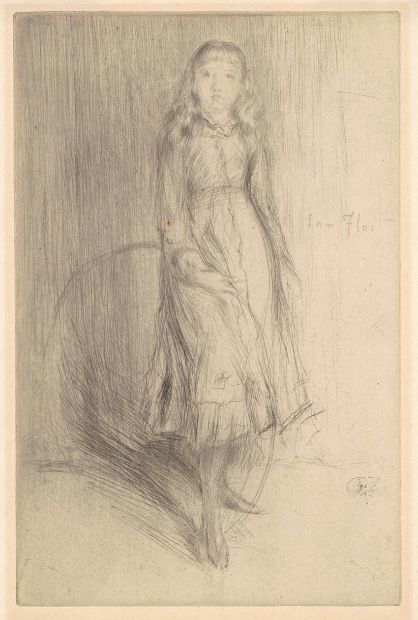 Florence Leyland av James Abbott McNeill Whistler