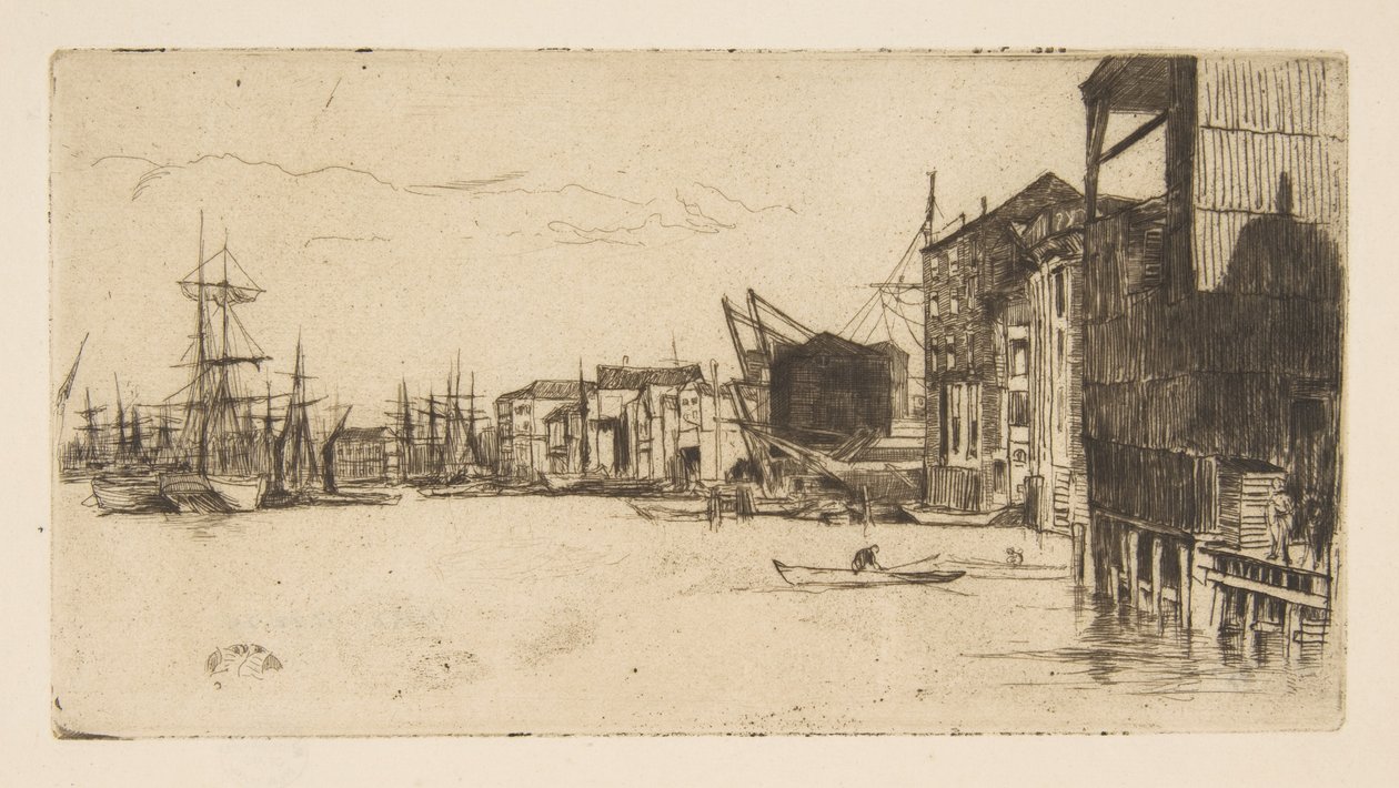 Frihandelskajen av James McNeill Whistler