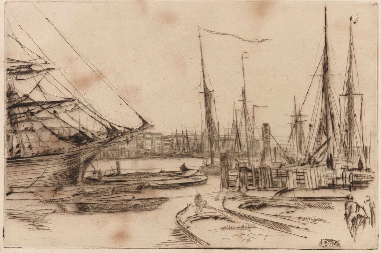 Från Billingsgate av James Abbott McNeill Whistler