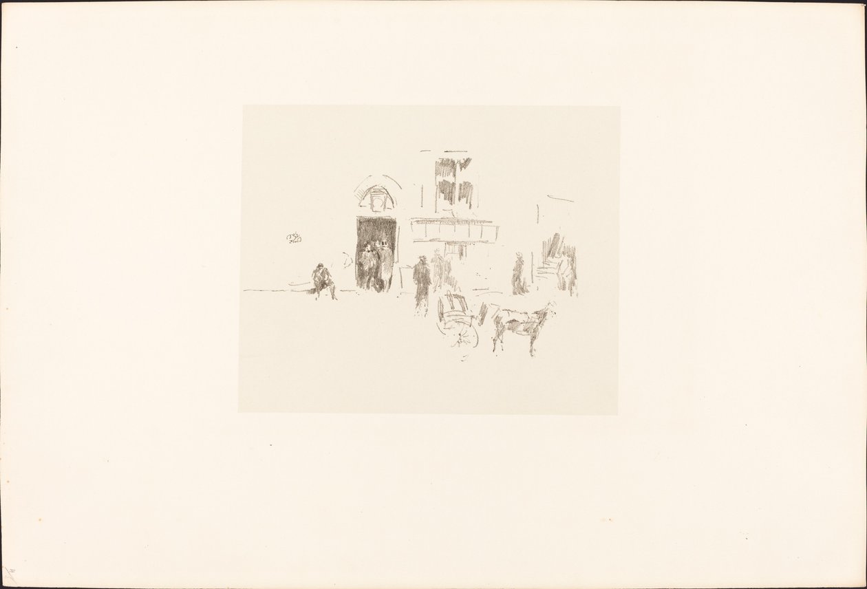 Gaiety scendörr av James Abbott McNeill Whistler