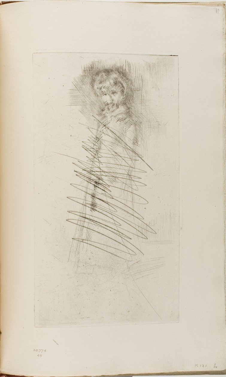 Flicka står av James Abbott McNeill Whistler