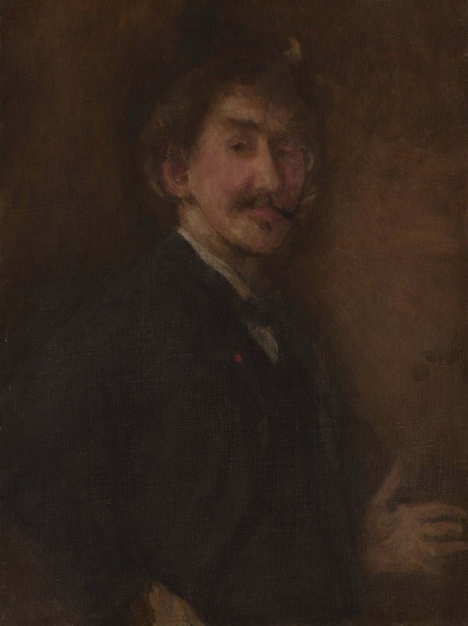 Guld och brunt: Självporträtt av James McNeill Whistler
