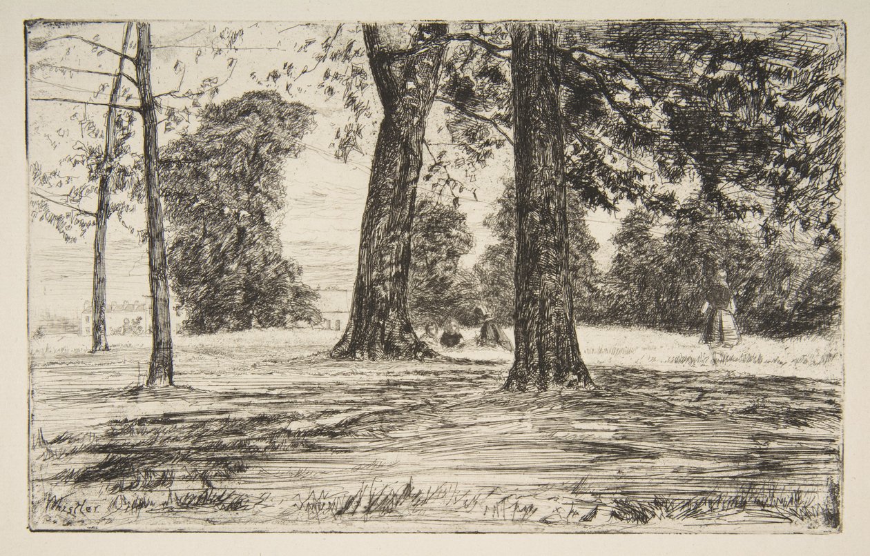 Greenwich Park av James McNeill Whistler
