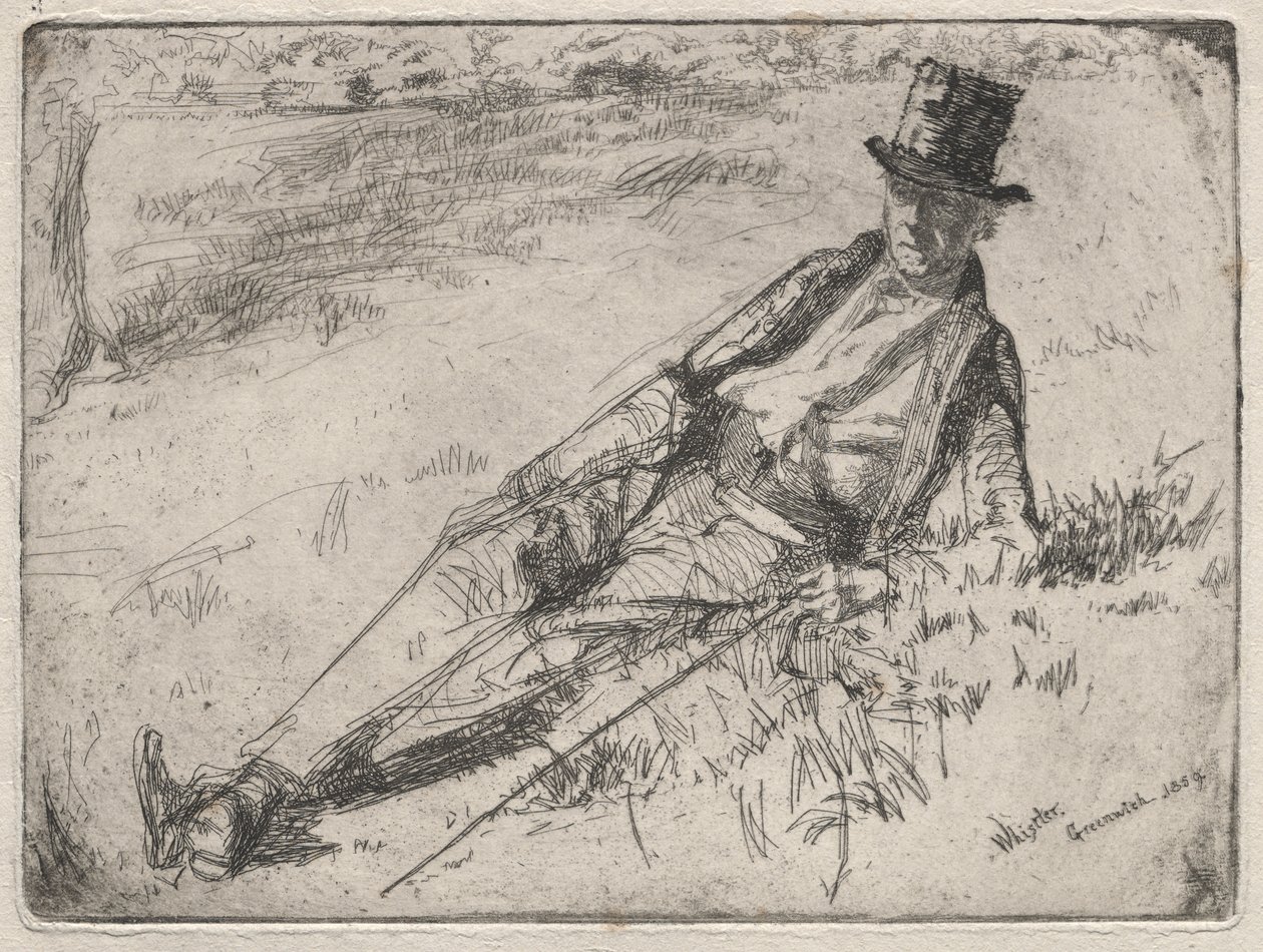 Greenwich Pensioner av James McNeill Whistler