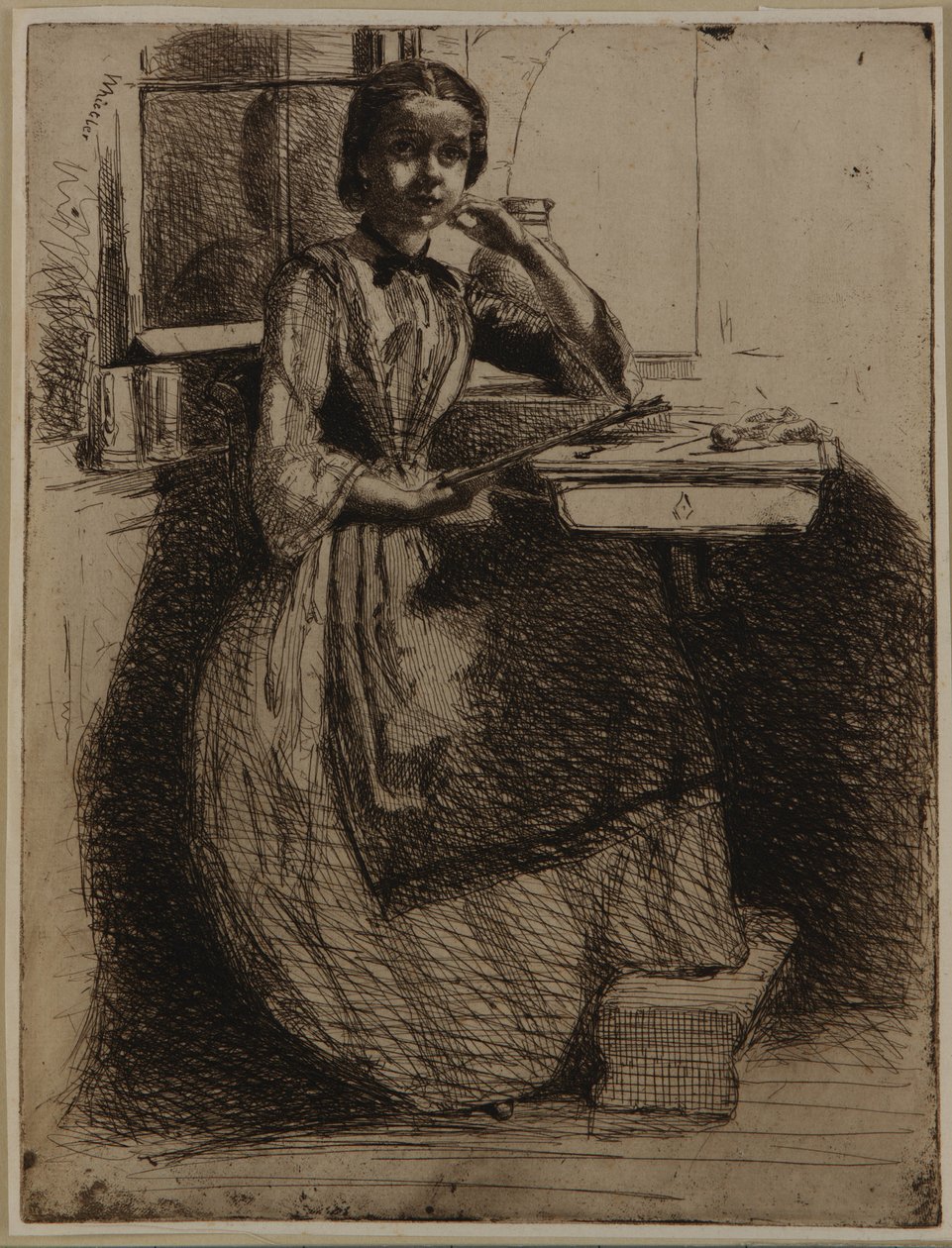 Gretchen i Heidelberg av James Abbott McNeill Whistler