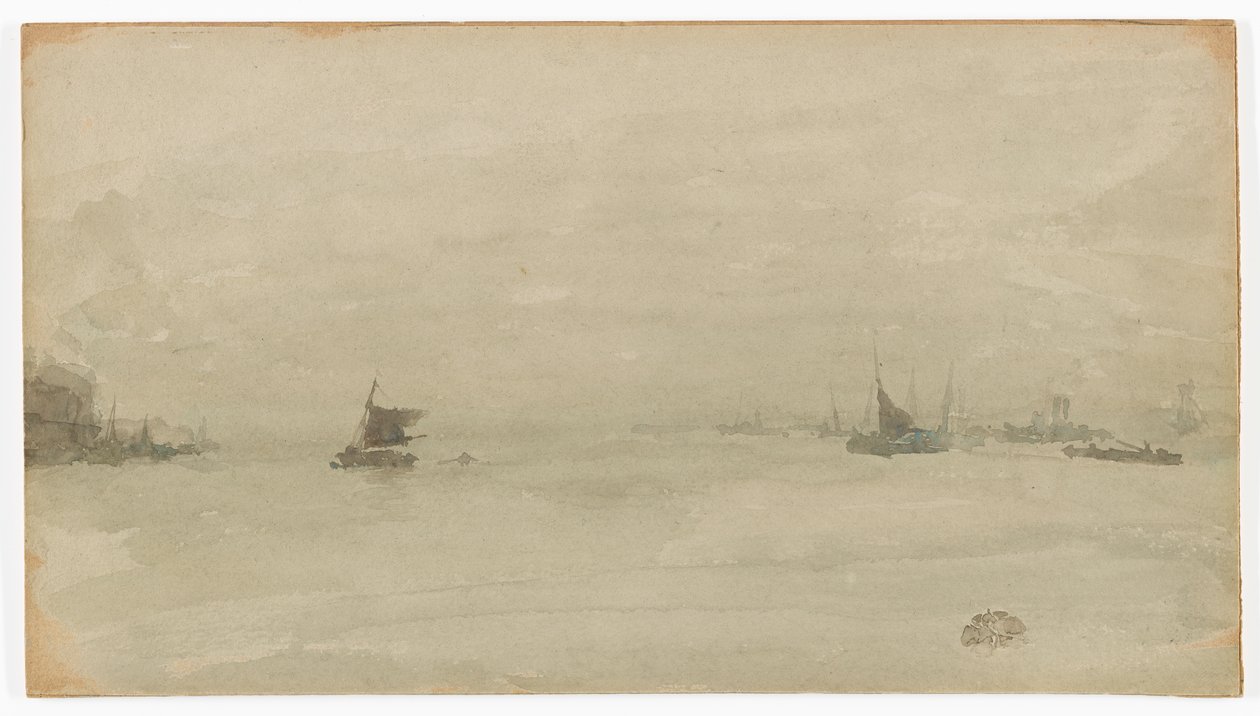 Grå och Silver–Liverpool av James Abbott McNeill Whistler