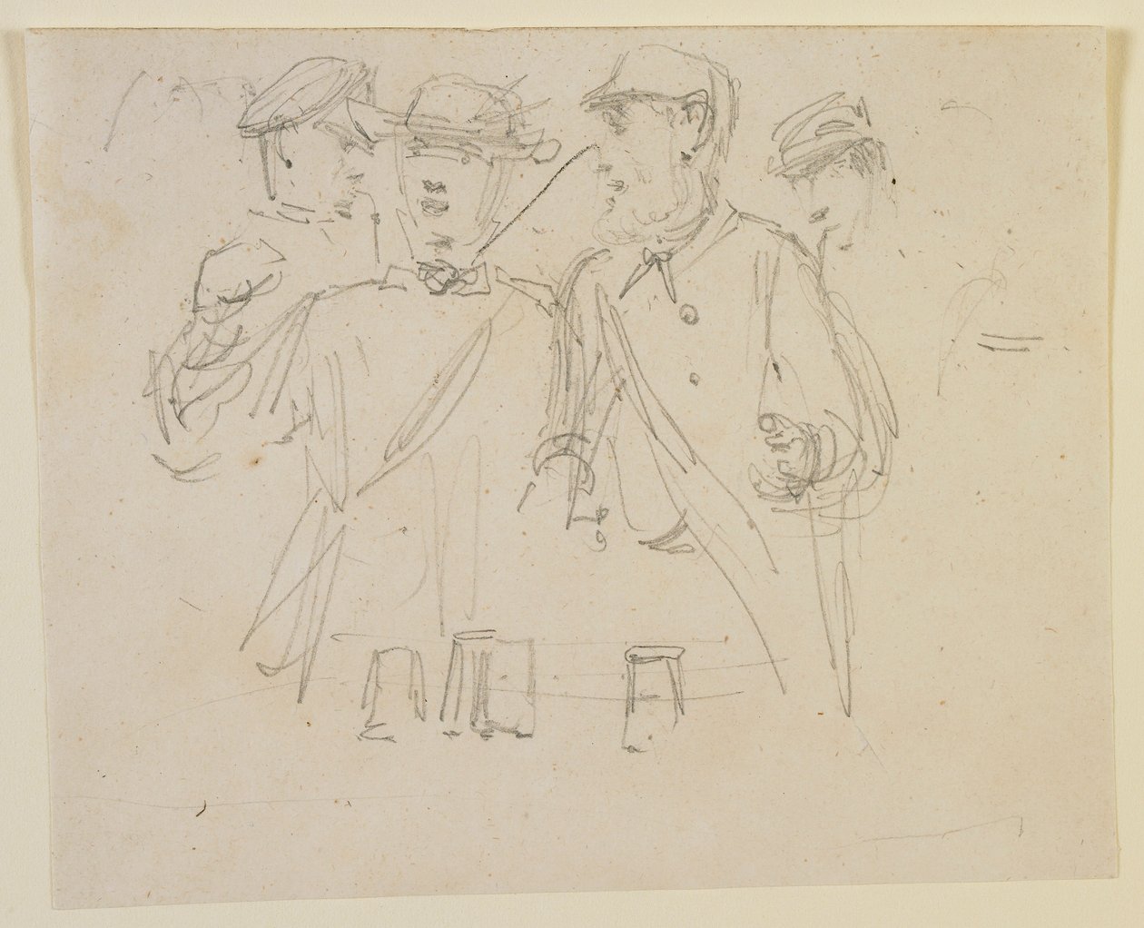 Grupp om fyra män av James Abbott McNeill Whistler