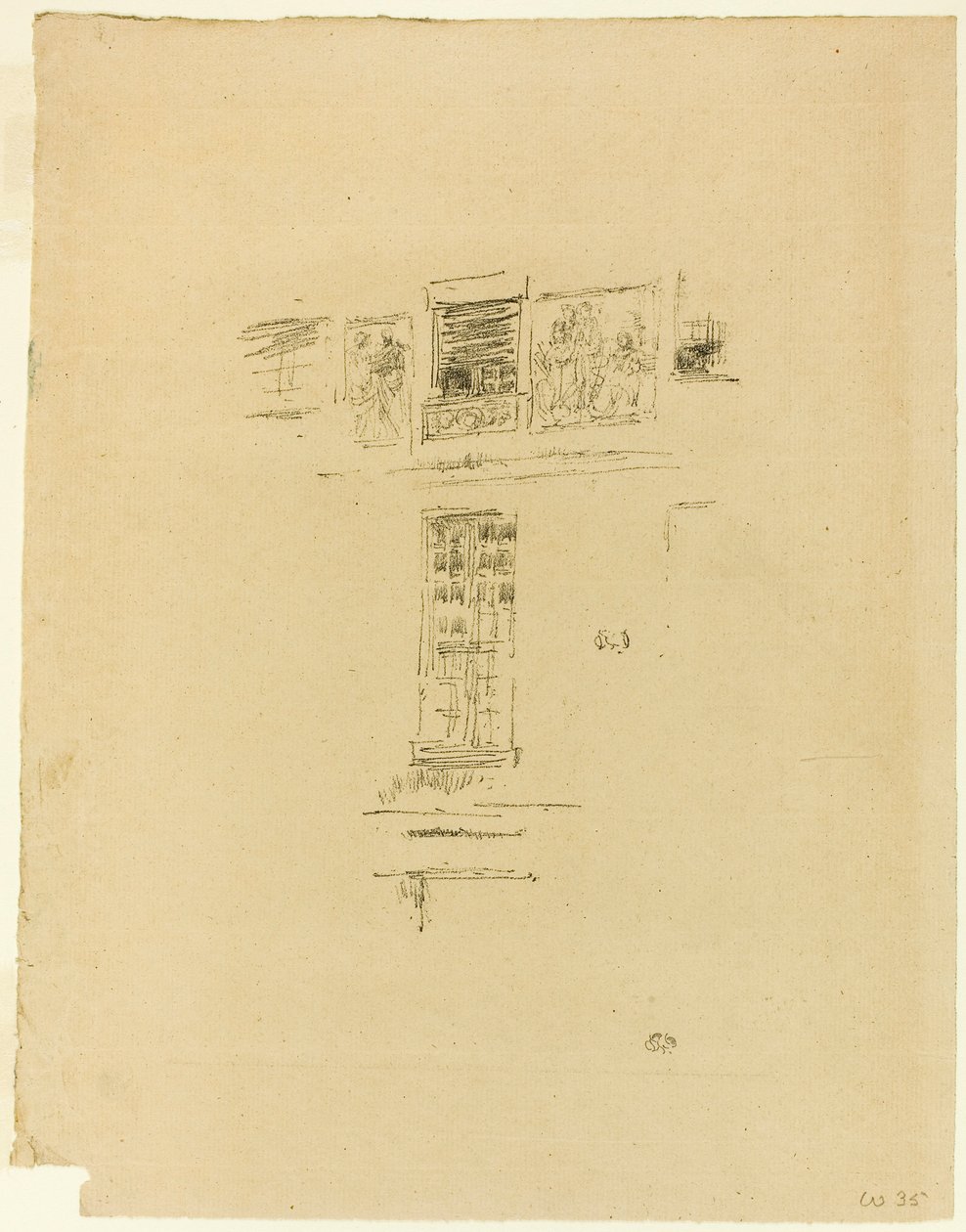 Hôtel Colbert, Windows av James McNeill Whistler