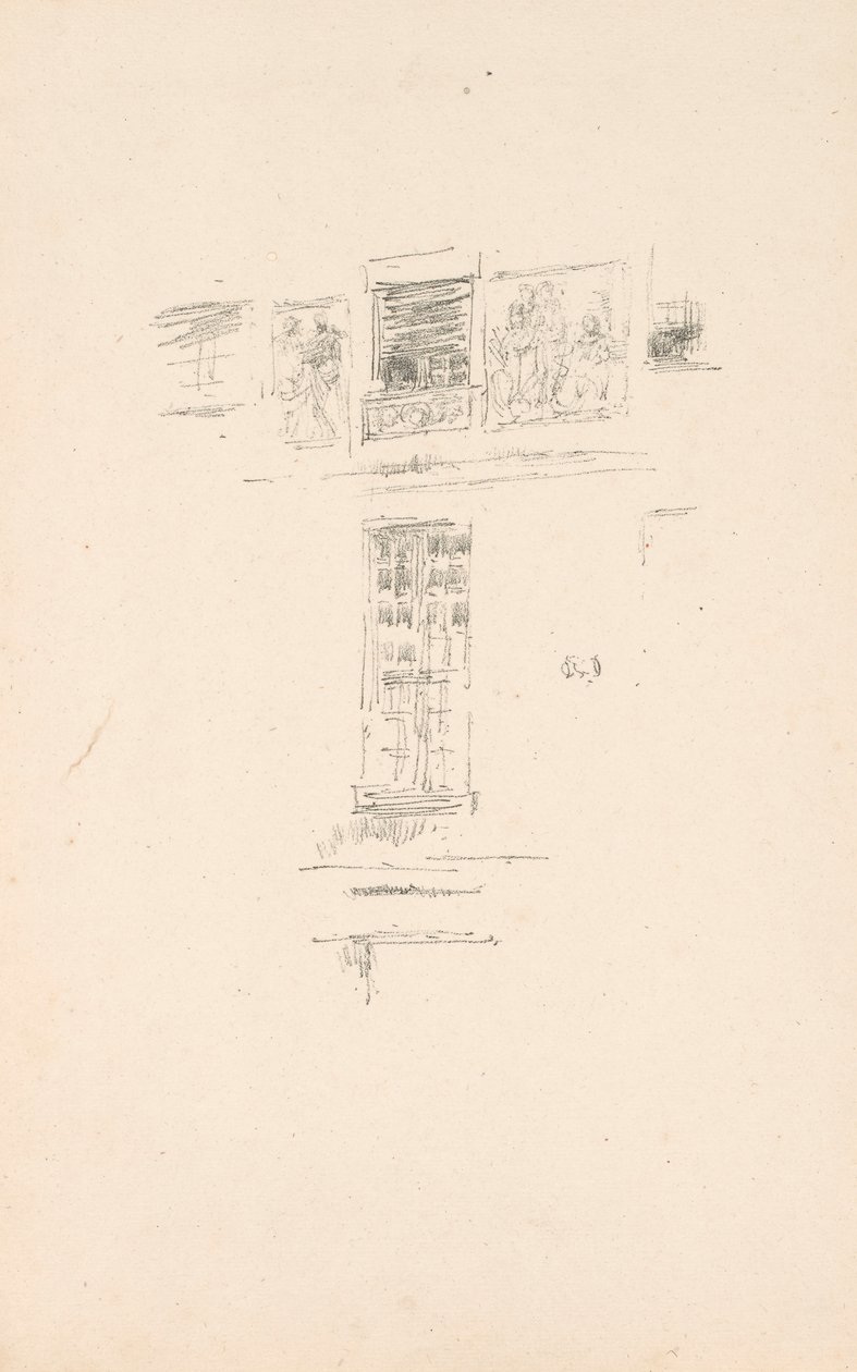 Hôtel Colbert, Fönster av James McNeill Whistler