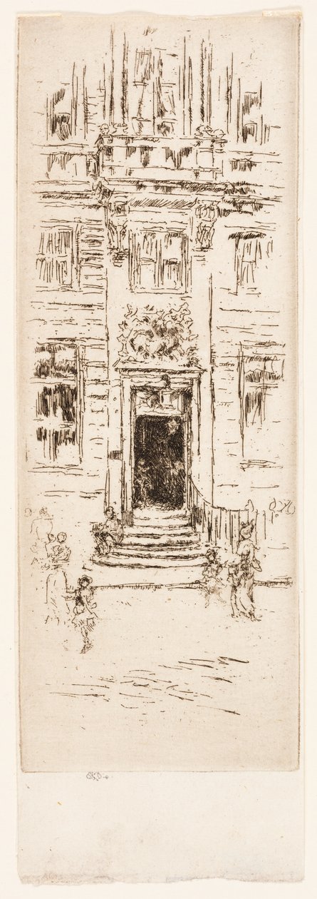 Svanens hus, Bryssel av James Abbott McNeill Whistler