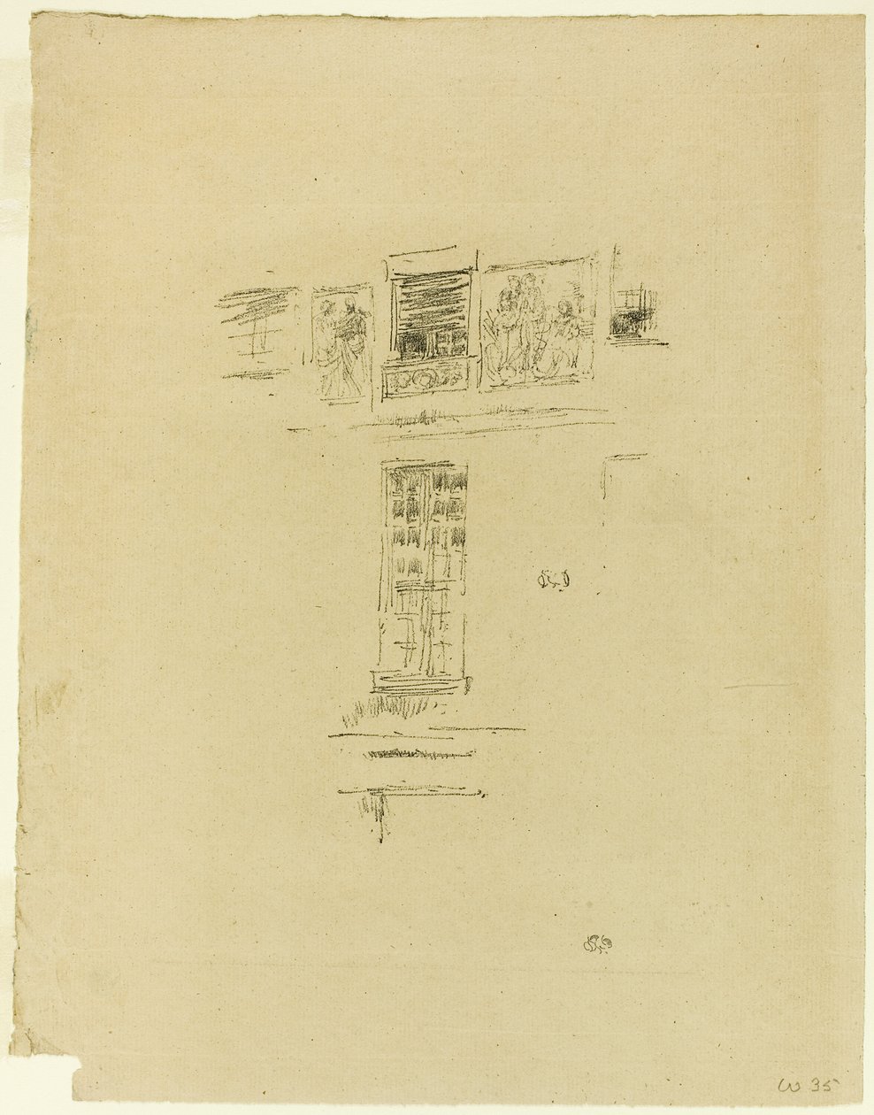 Hôtel Colbert, Windows av James Abbott McNeill Whistler