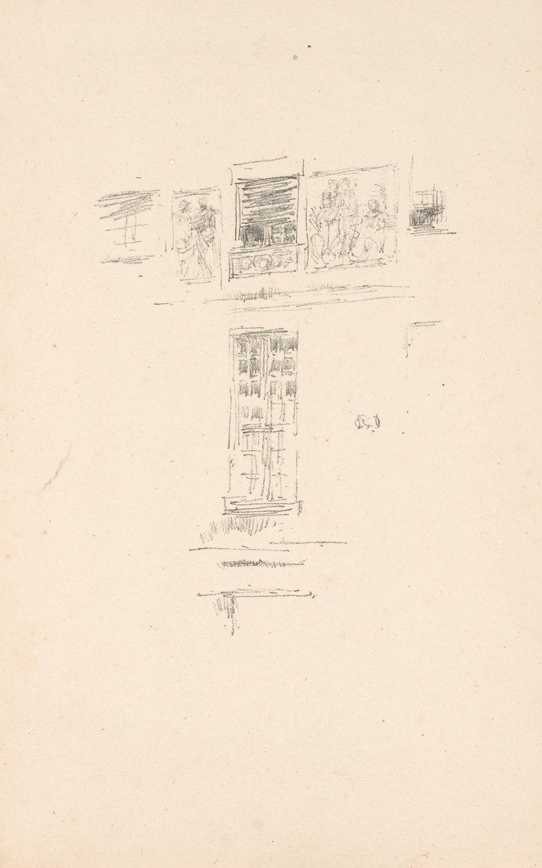 Hôtel Colbert, Fönster av James McNeill Whistler