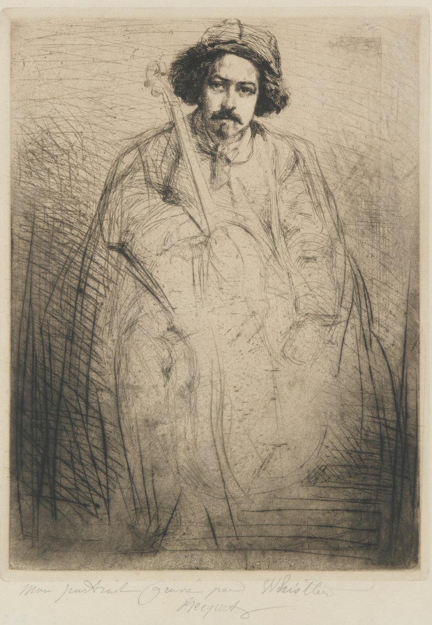 J. Becquet, skulptör av James Abbott McNeill Whistler