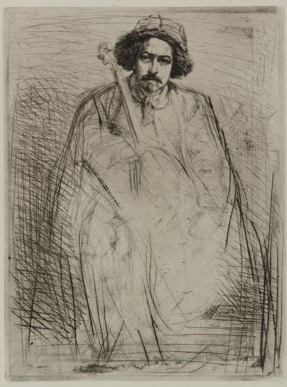 J. Becquet, skulptör av James Abbott McNeill Whistler