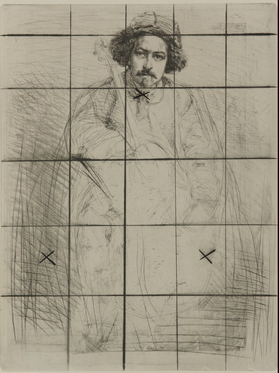 J. Becquet, skulptör av James Abbott McNeill Whistler