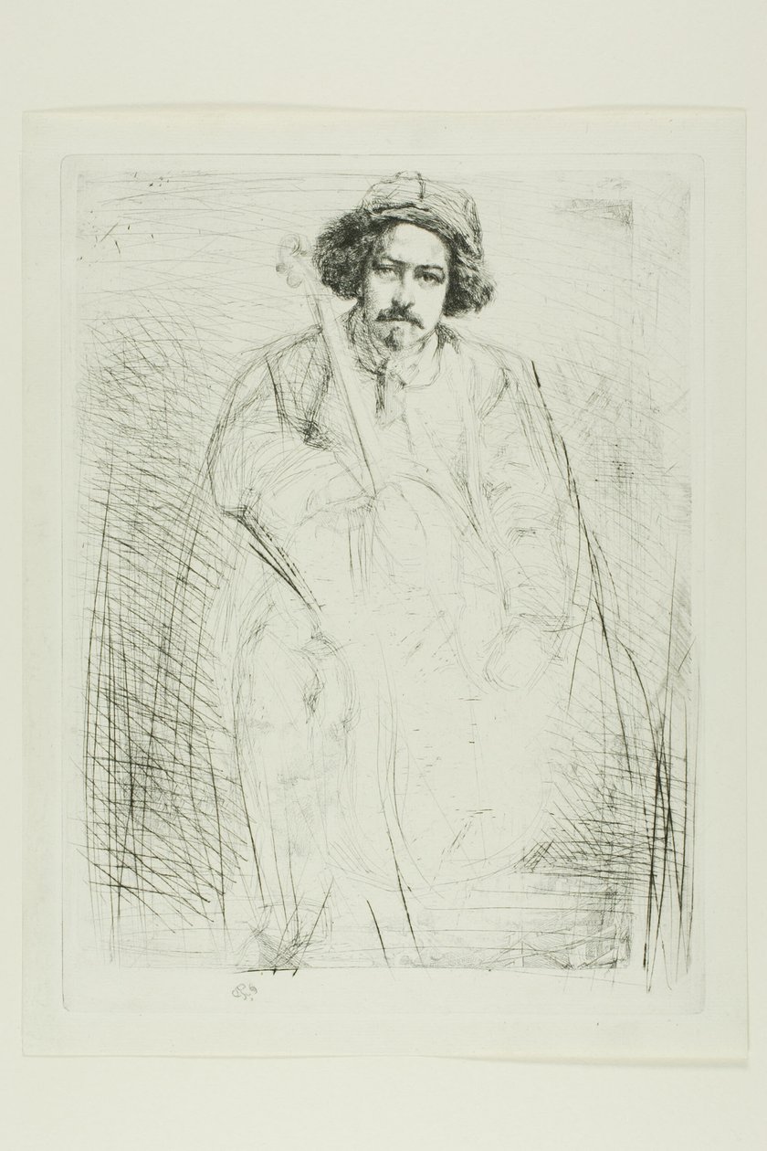 J. Becquet, skulptör av James Abbott McNeill Whistler