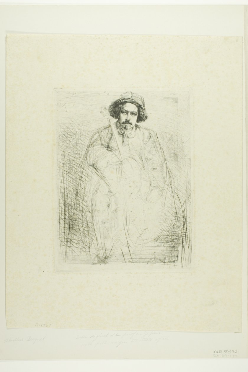 J. Becquet, skulptör av James Abbott McNeill Whistler