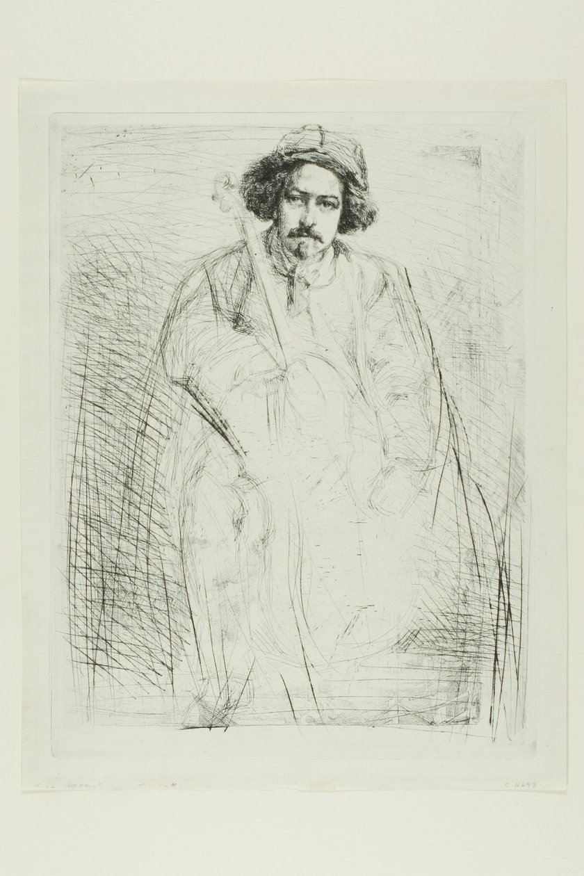 J. Becquet, skulptör av James Abbott McNeill Whistler