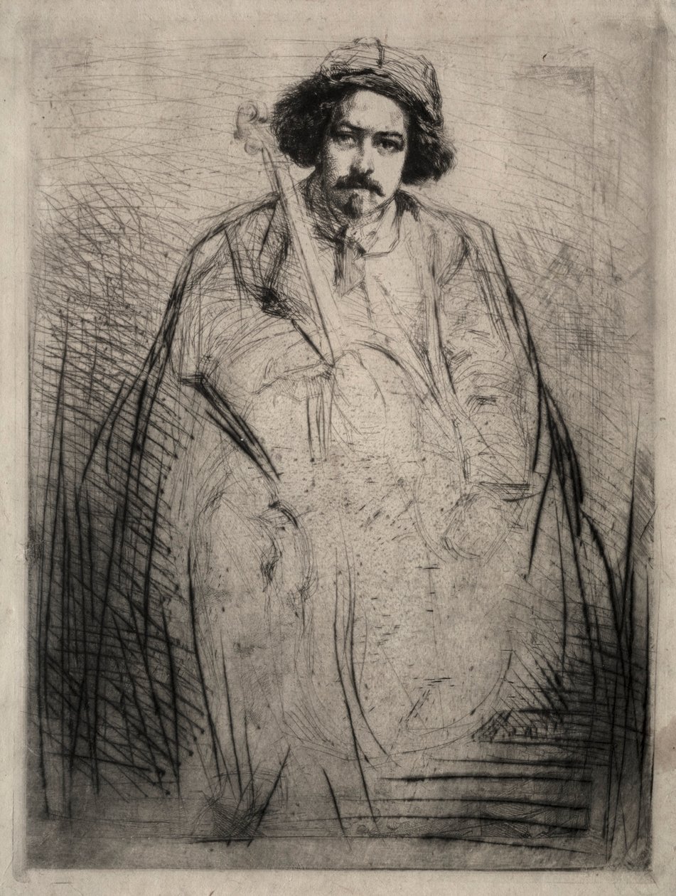 J. Becquet, skulptör av James McNeill Whistler
