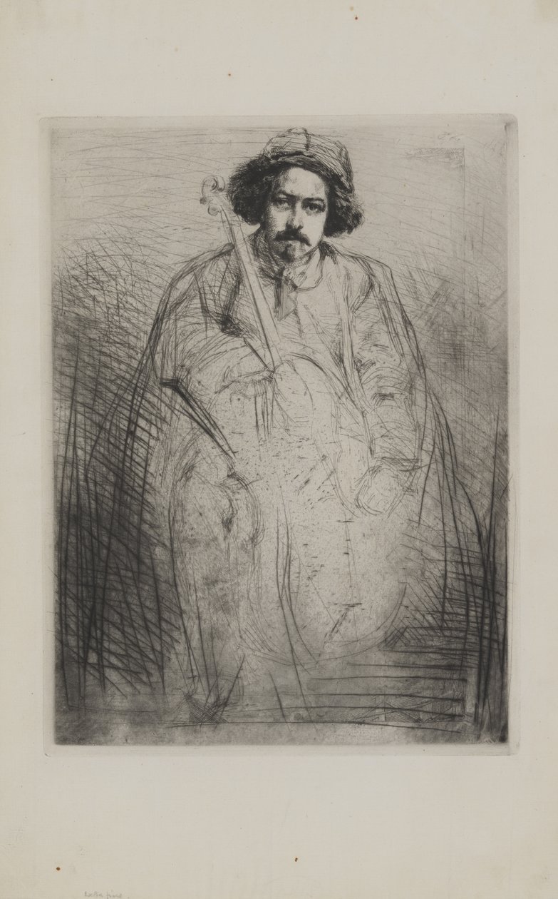 J. Becquet, skulptör av James McNeill Whistler
