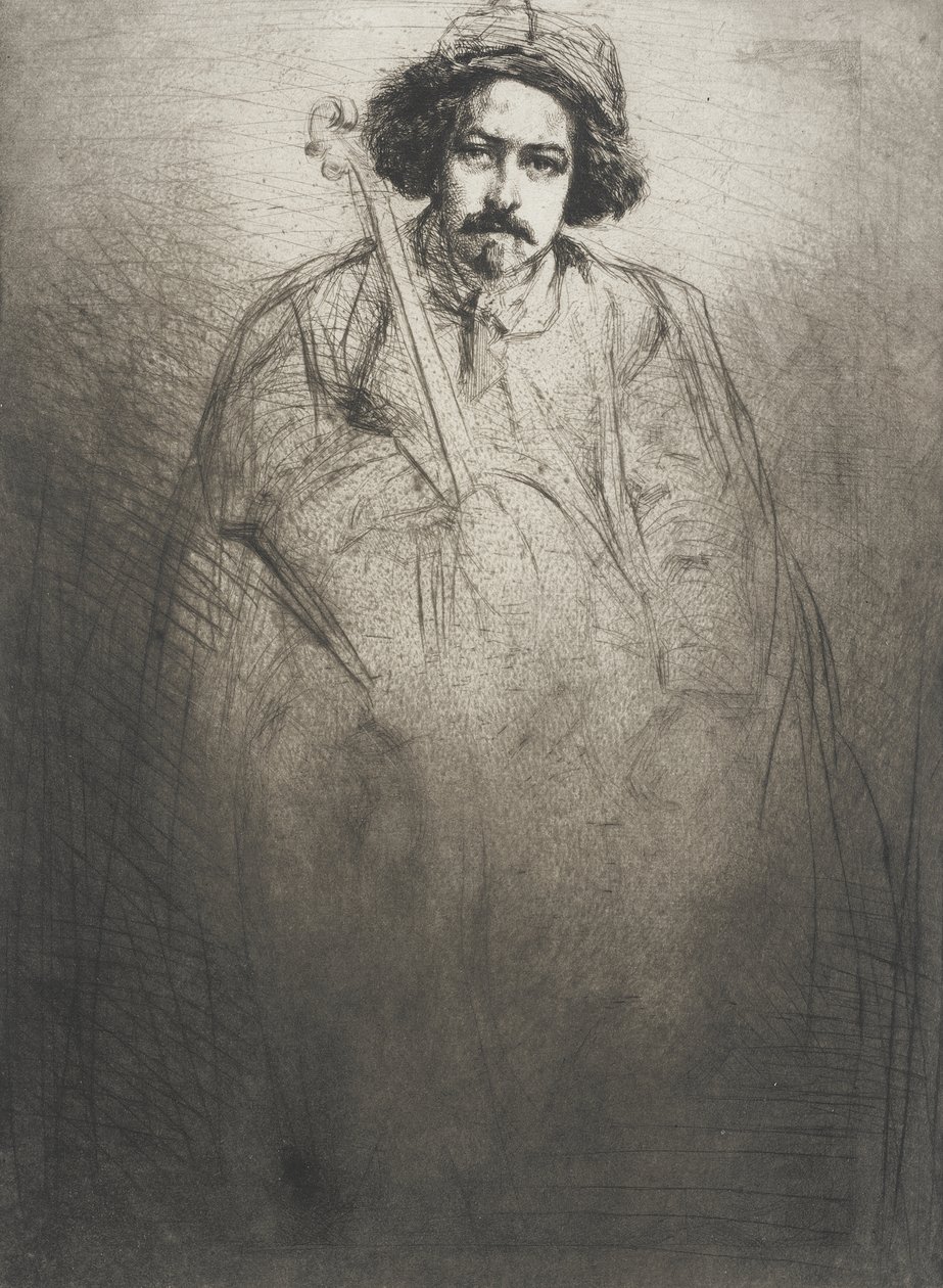 J. Becquet, skulptör av James McNeill Whistler